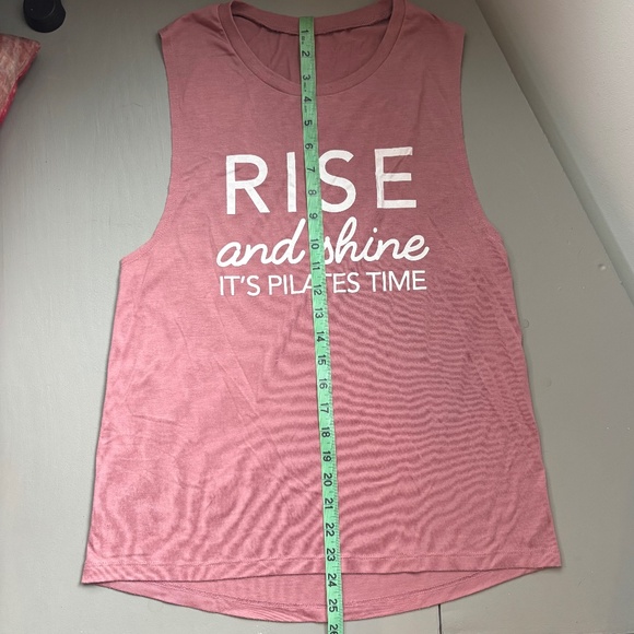 Spunky Pineapple Pilates Muscle Tank Mauve L - Picture 4 of 7